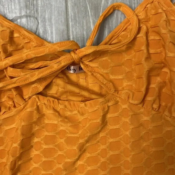 NWT!!! Bailey Rose cutout/textured, long slip dress - Picture 7 of 12